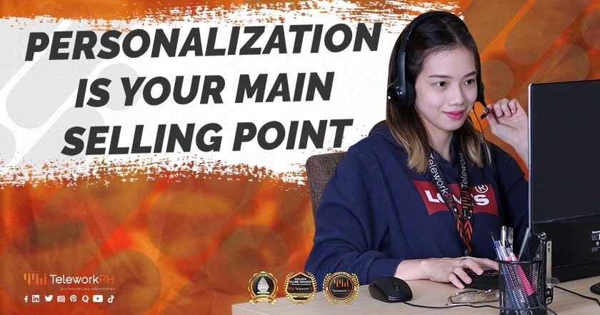 personalization is your main selling point