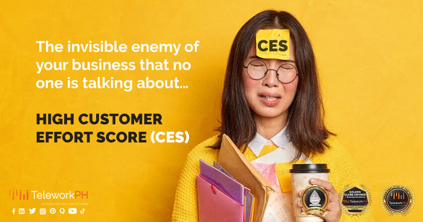 The invisible enemy of your business that no one is talking about…  High Customer Effort Score (CES)