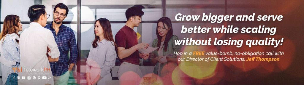 grow biger and serve better while scaling without losing quality