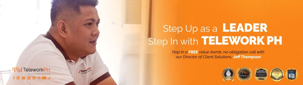 step up as a leader,
step in with Telework ph