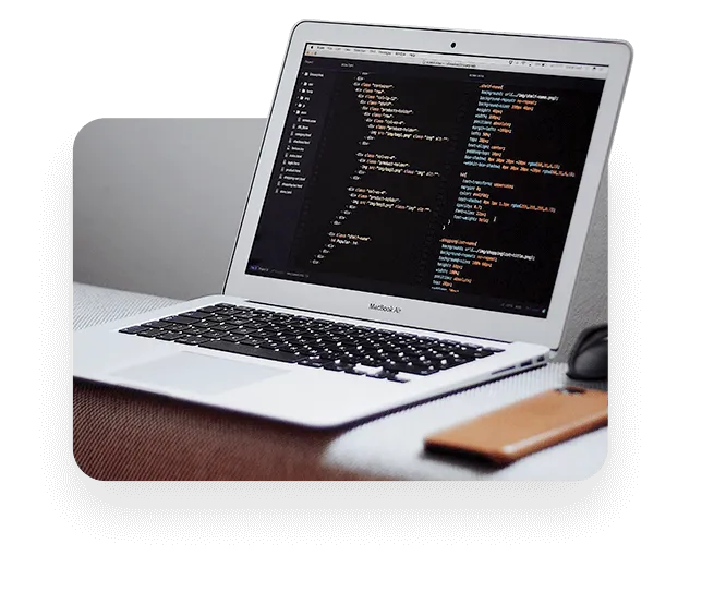 Data processing application running on laptop
